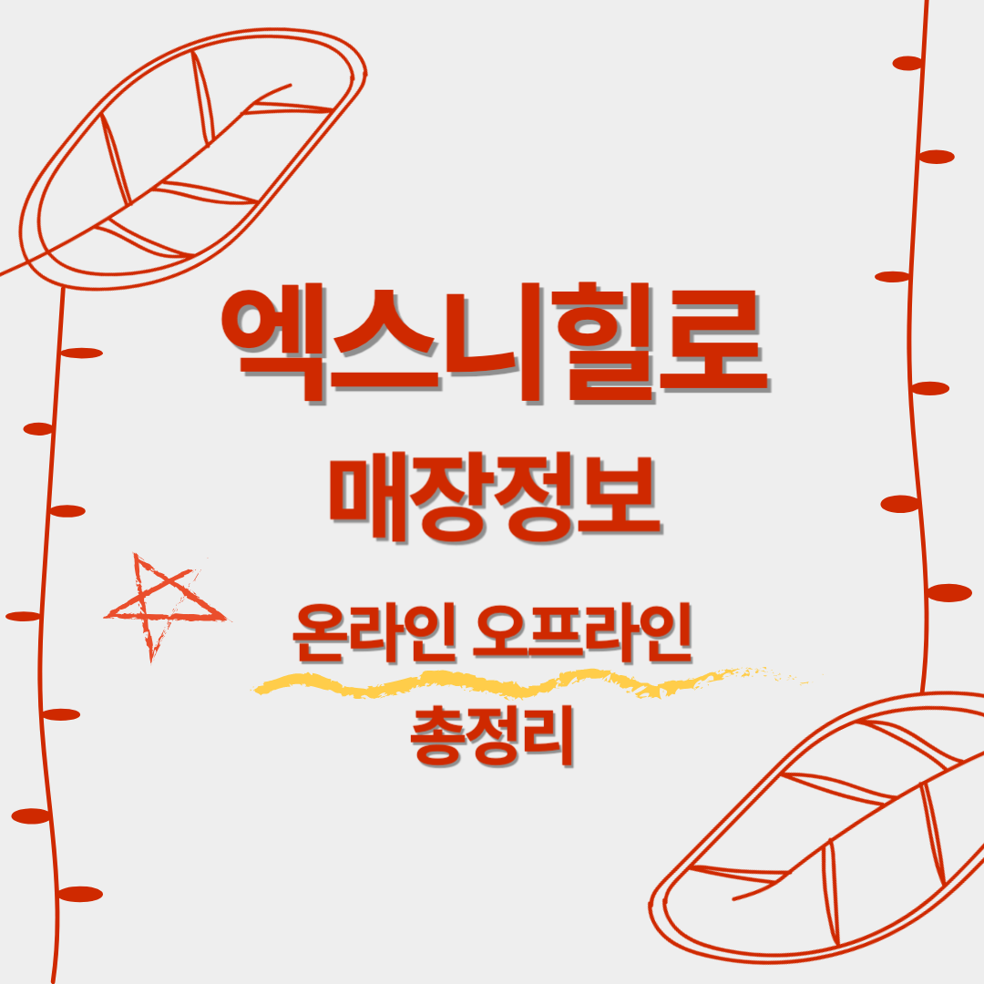 엑스니힐로 매장정보 총정리