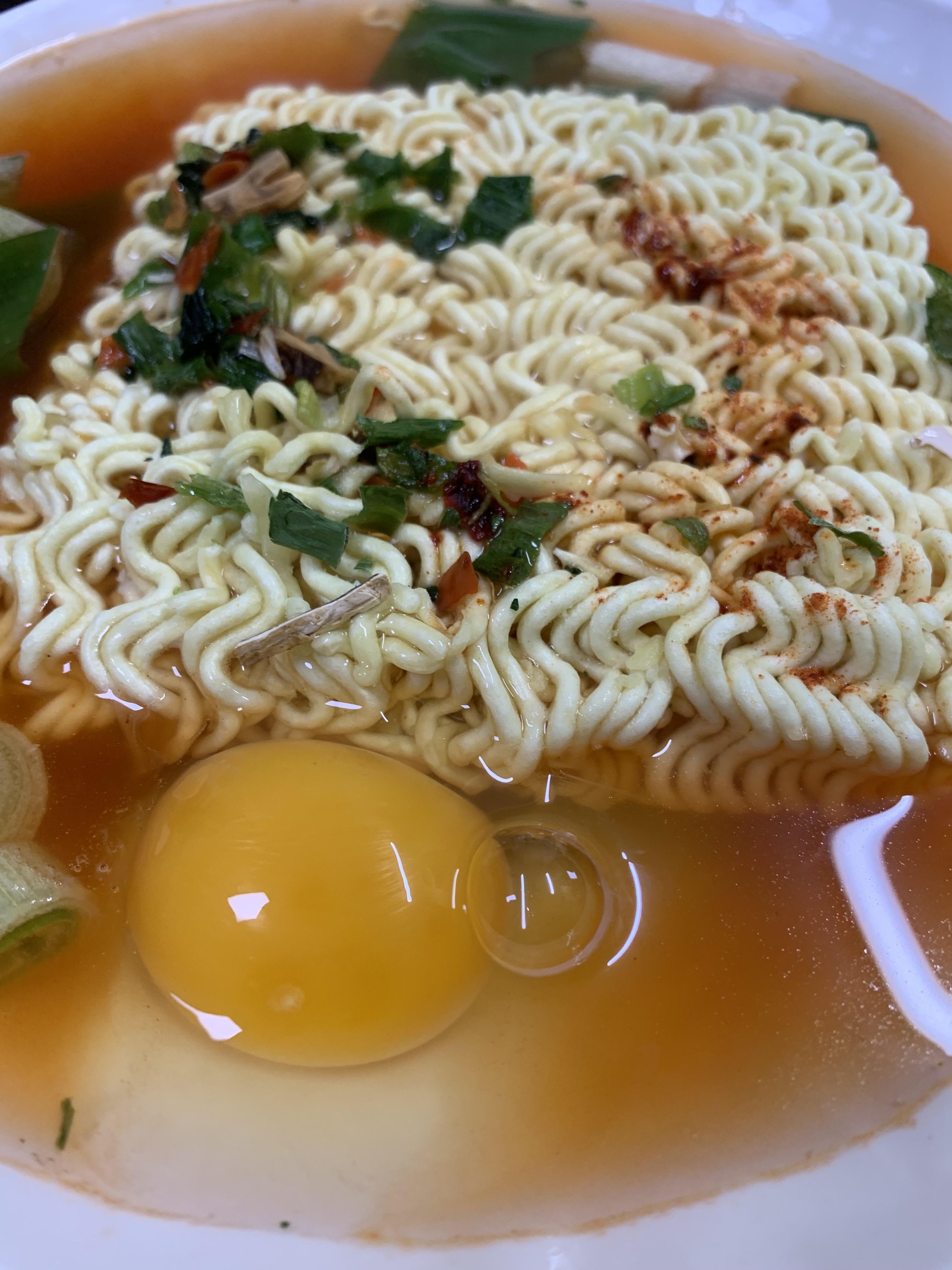 전자레인지 라면 계란