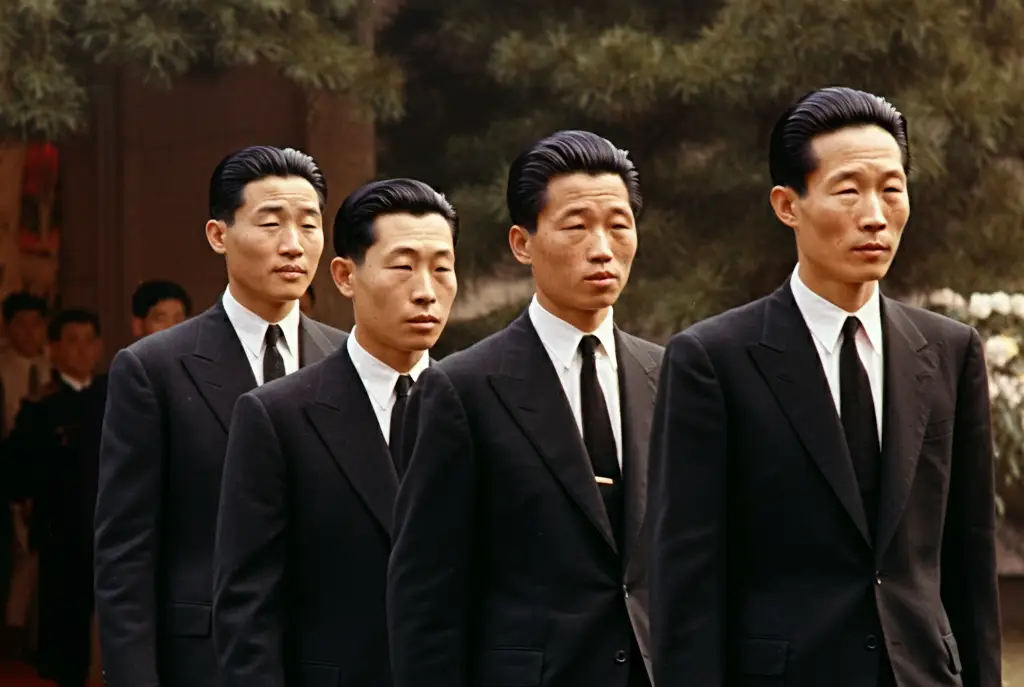 장례식에 참석하는 사람들 (AI 이미지)