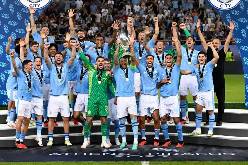 UEFA 슈퍼컵 : 맨체스터시티 우승