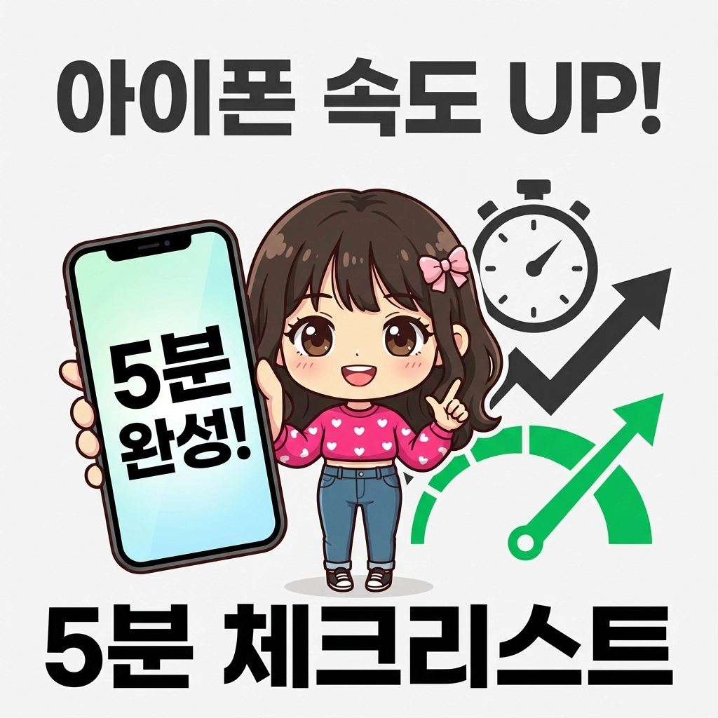 아이폰 속도 향상 5분 체크리스트