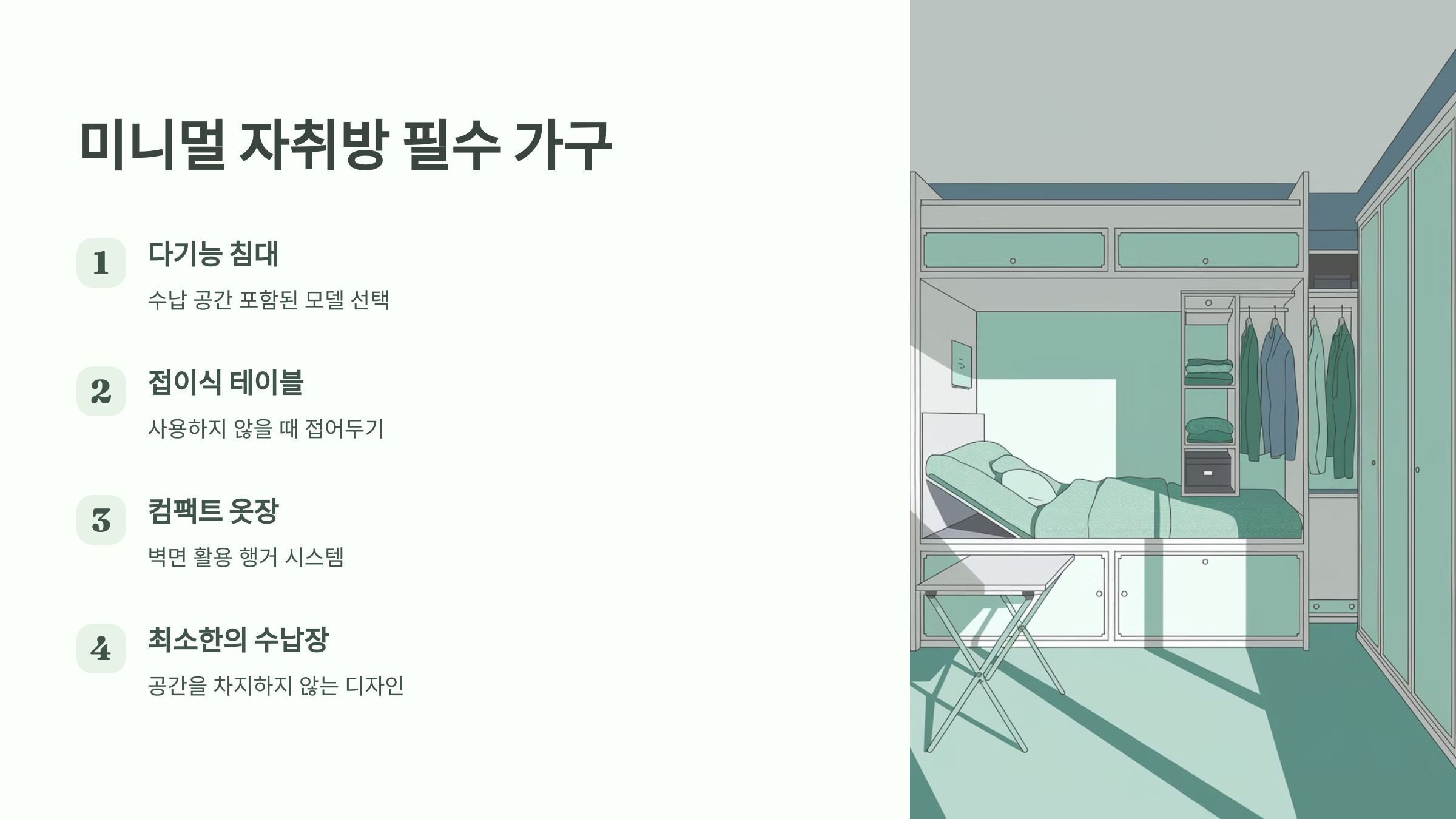 미니멀 자취방 꾸미기