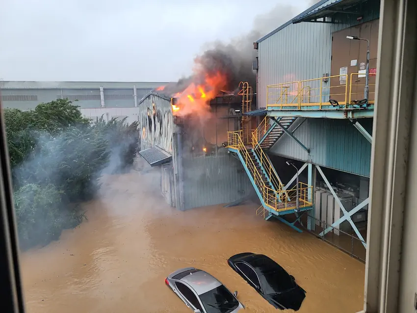 포항 포스코 제철소 태풍 힌남노 피해