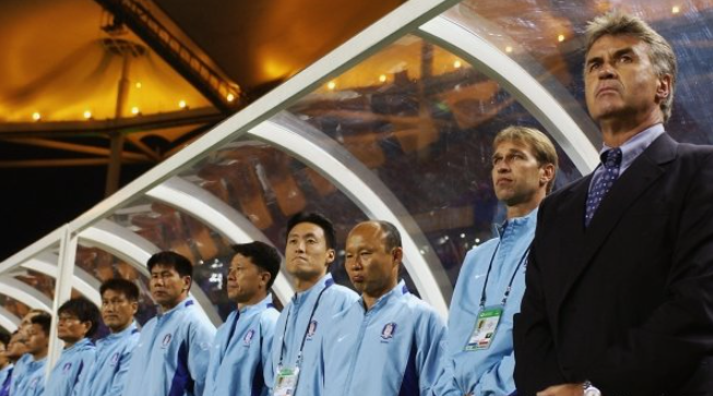 2002 월드컵 히딩크 감독과 박항서 수석코치