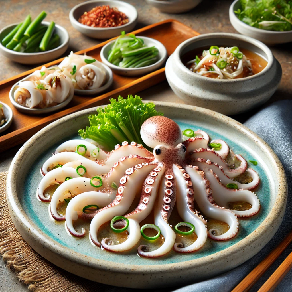 갑오징어 숙회