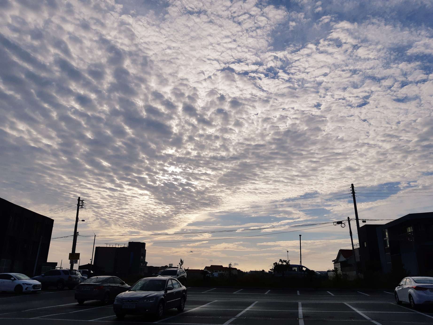 해뜨기 전 제주하늘