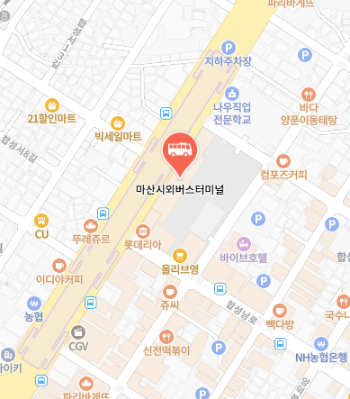 마산시외버스터미널 위치