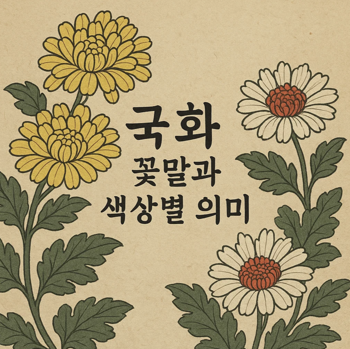 국화 꽃말과 색상별 의미