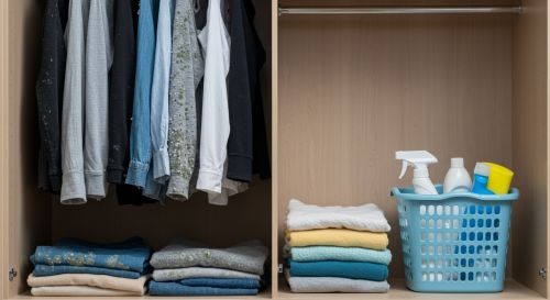 옷 곰팡이 제거 방법