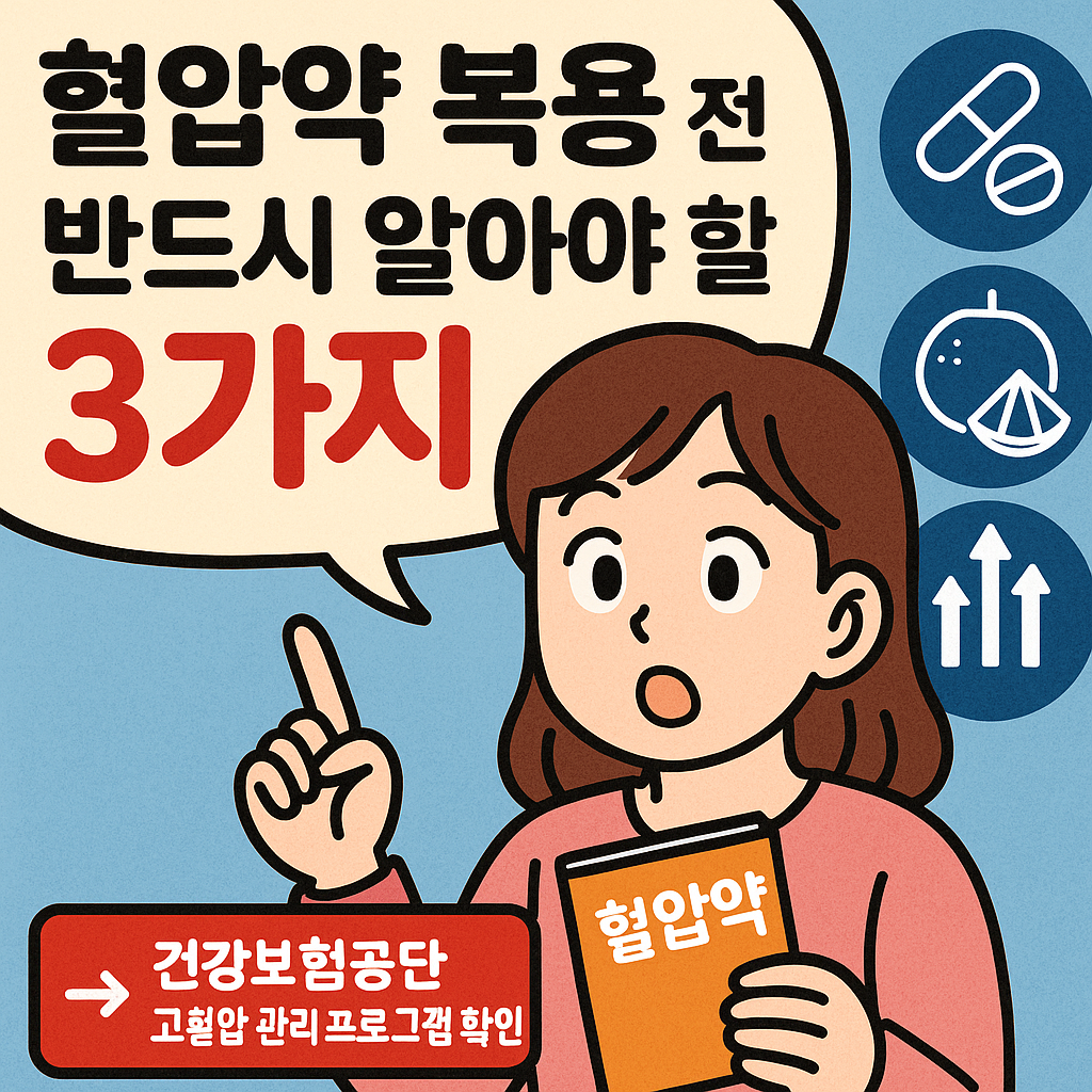 혈압약 복용 전 반드시 알아야 할 3가지 관련사진