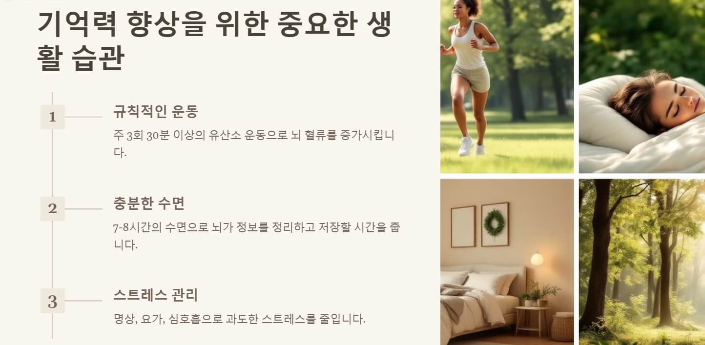 기억력 좋아지는 방법 음식