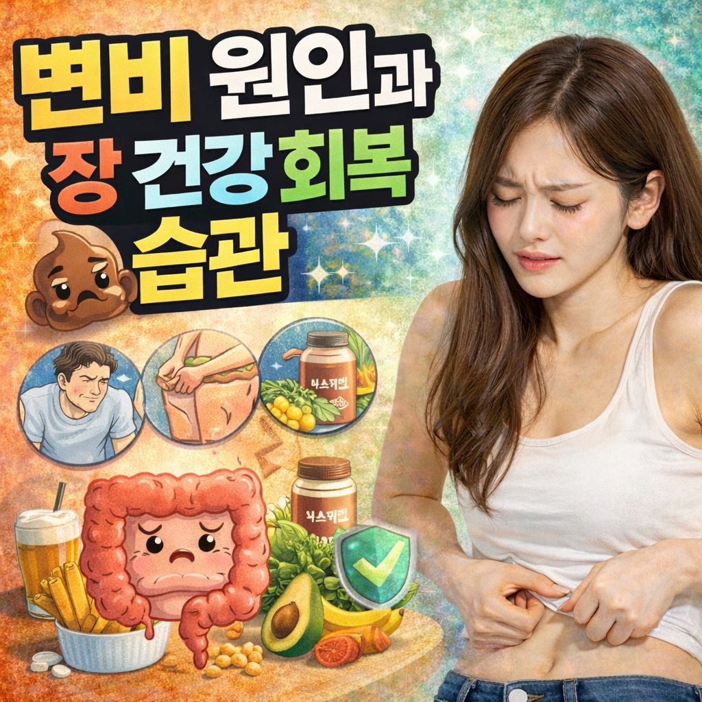 변비 원인과 장 건강 회복 습관