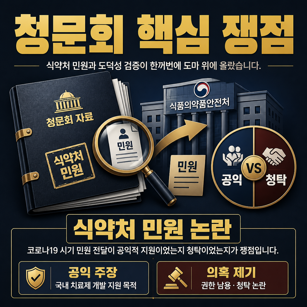 청문회 핵심 쟁점
