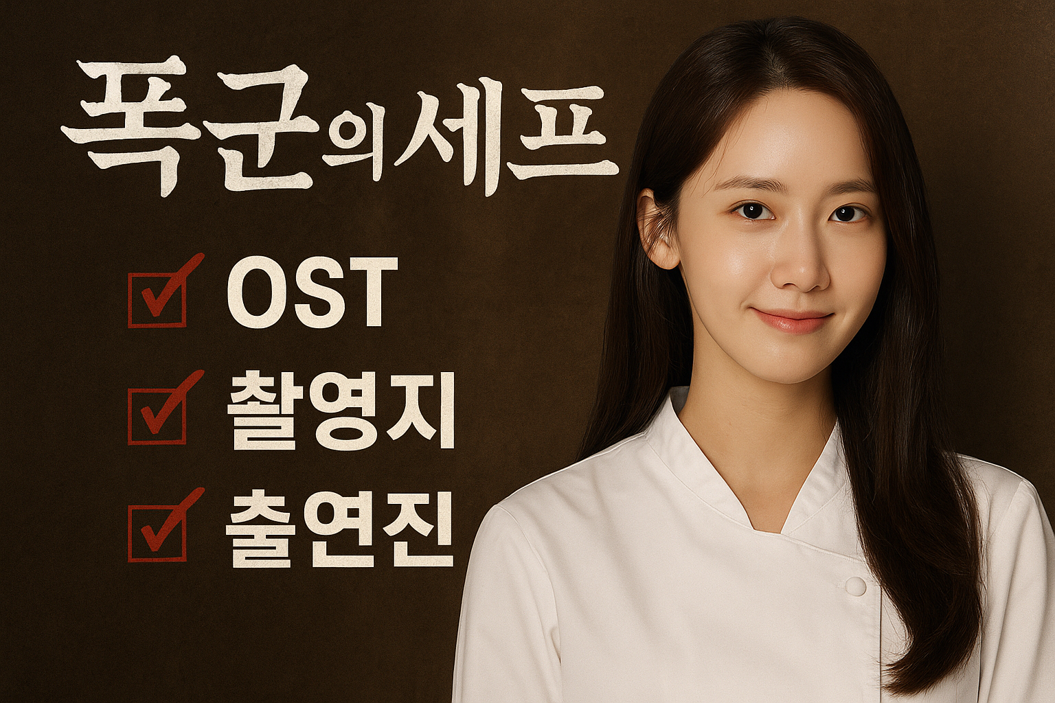 임윤아 주연 &lsquo;폭군의 셰프&rsquo; ❘ OST&middot;촬영지&middot;출연진 완벽 총정리!