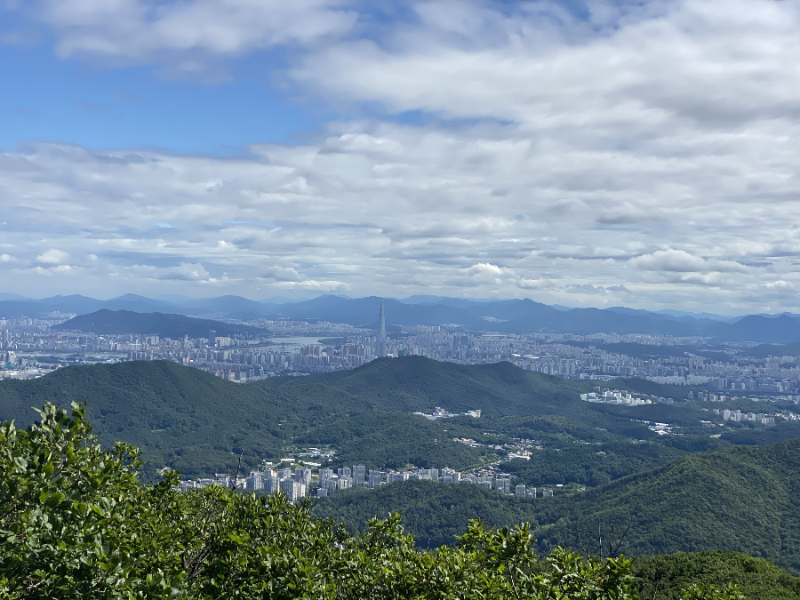 매봉 정상 전망대