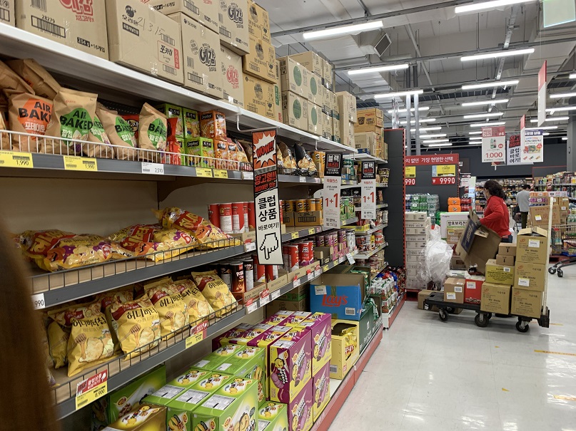 동네마트와 농협하나로마트 위주로 캐시백