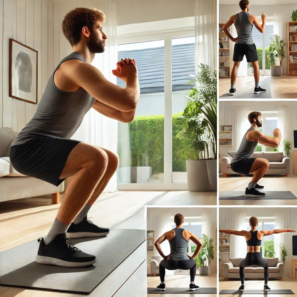 하체 강화에 효과적인 스쿼트 변형 동작