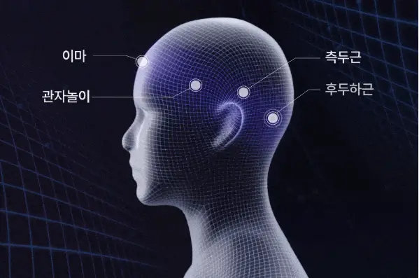 풀리오 에어 괄사 마사지기 마사지 부위