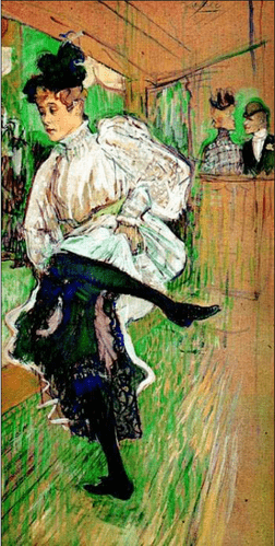 툴루즈 로트렉: 파리 보헤미안 시대를 대표한 예술가-춤추는 잔느 아브릴