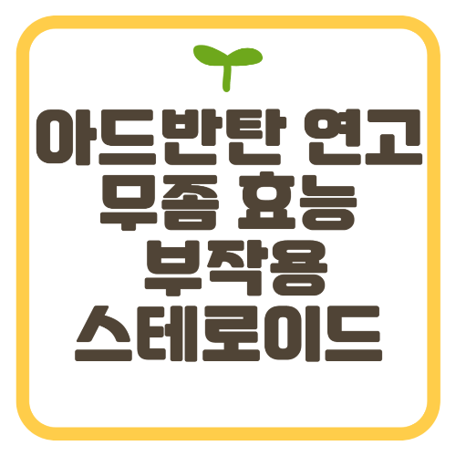 아드반탄 연고 무좀 효능 부작용 스테로이드 등급