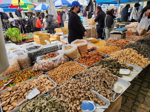 강화 풍물시장 과자