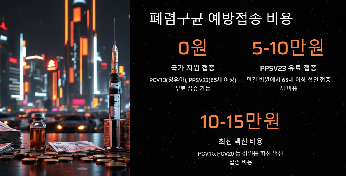 폐렴구균 예방접종 횟수, 비용, 부작용 총정리