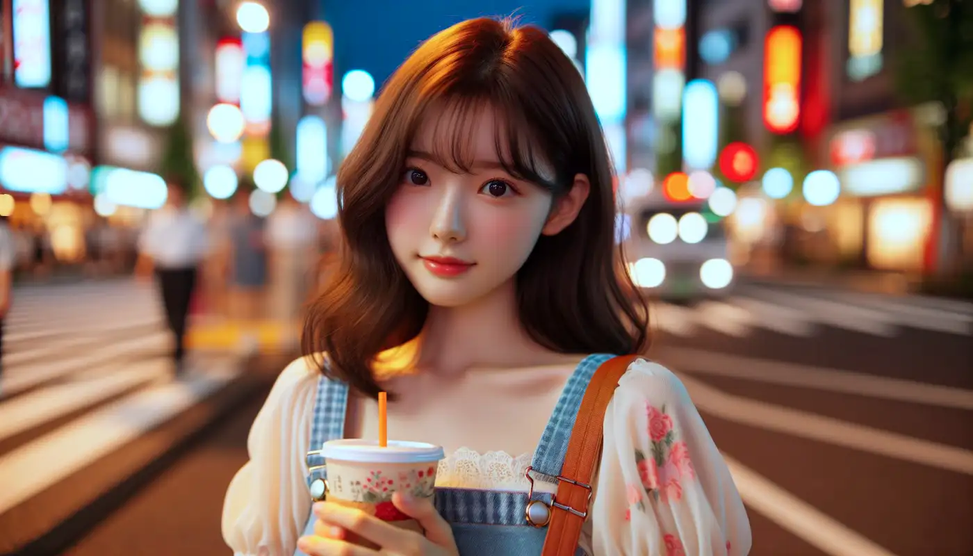 삿포로-일본-여행하는-여성의-모습