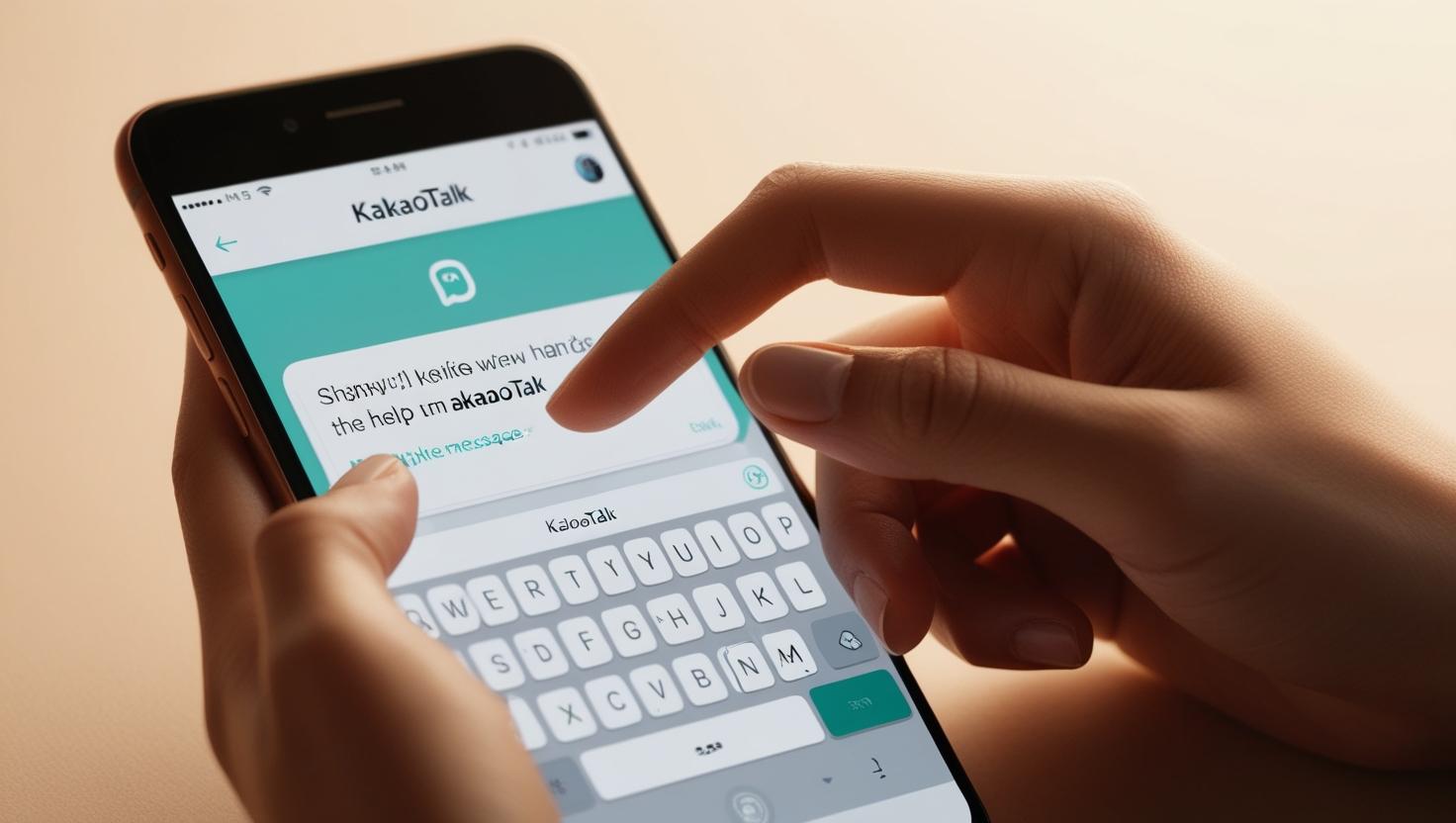 난감한 카카오톡 입력중 표시 기능 해제