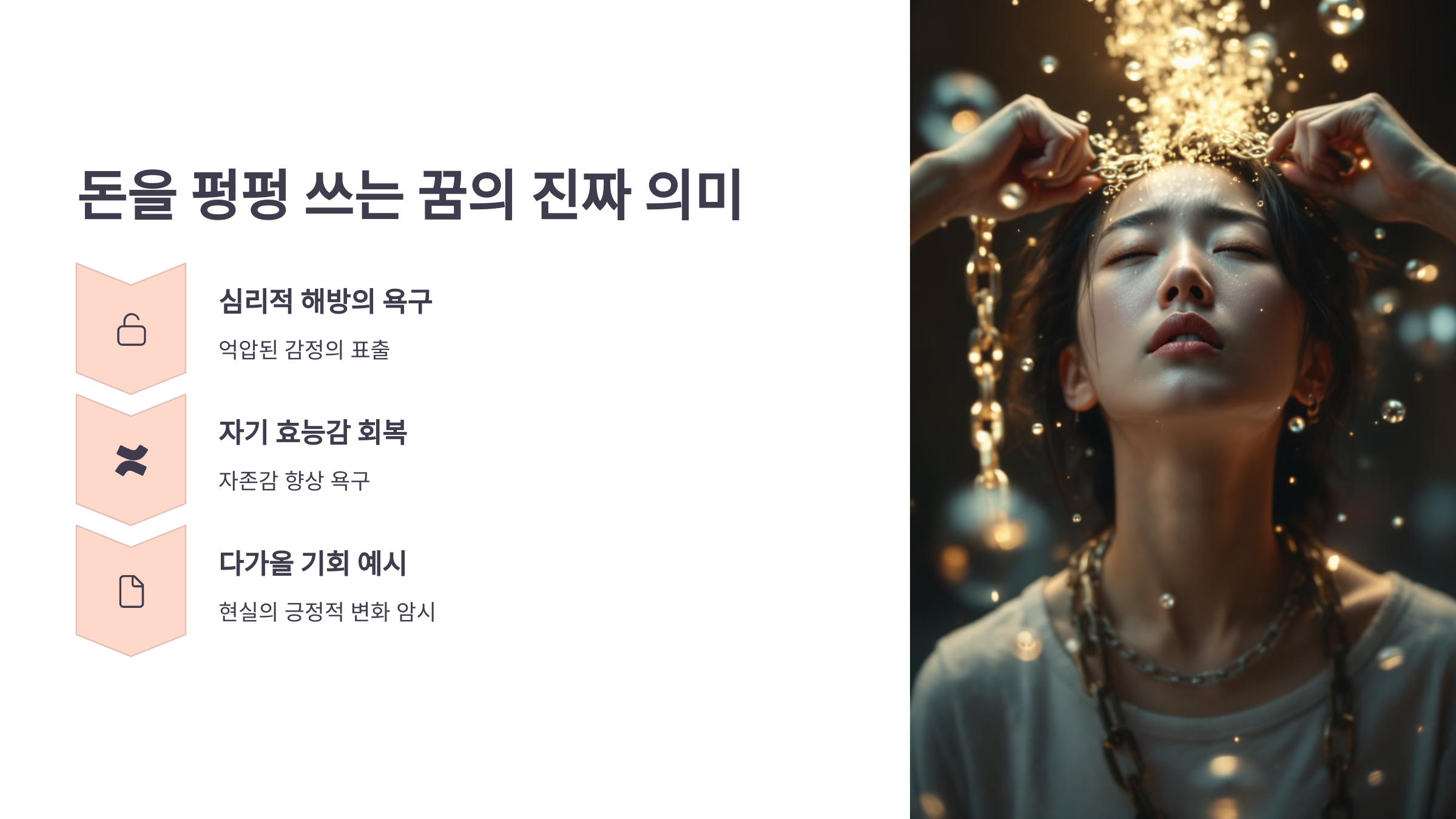 돈을 펑펑 쓰는 꿈의 진짜 의미