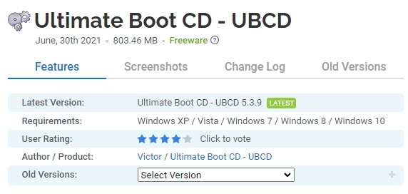 Ultimate-Boot-CD-UBCD