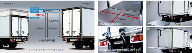 포터내장탑차