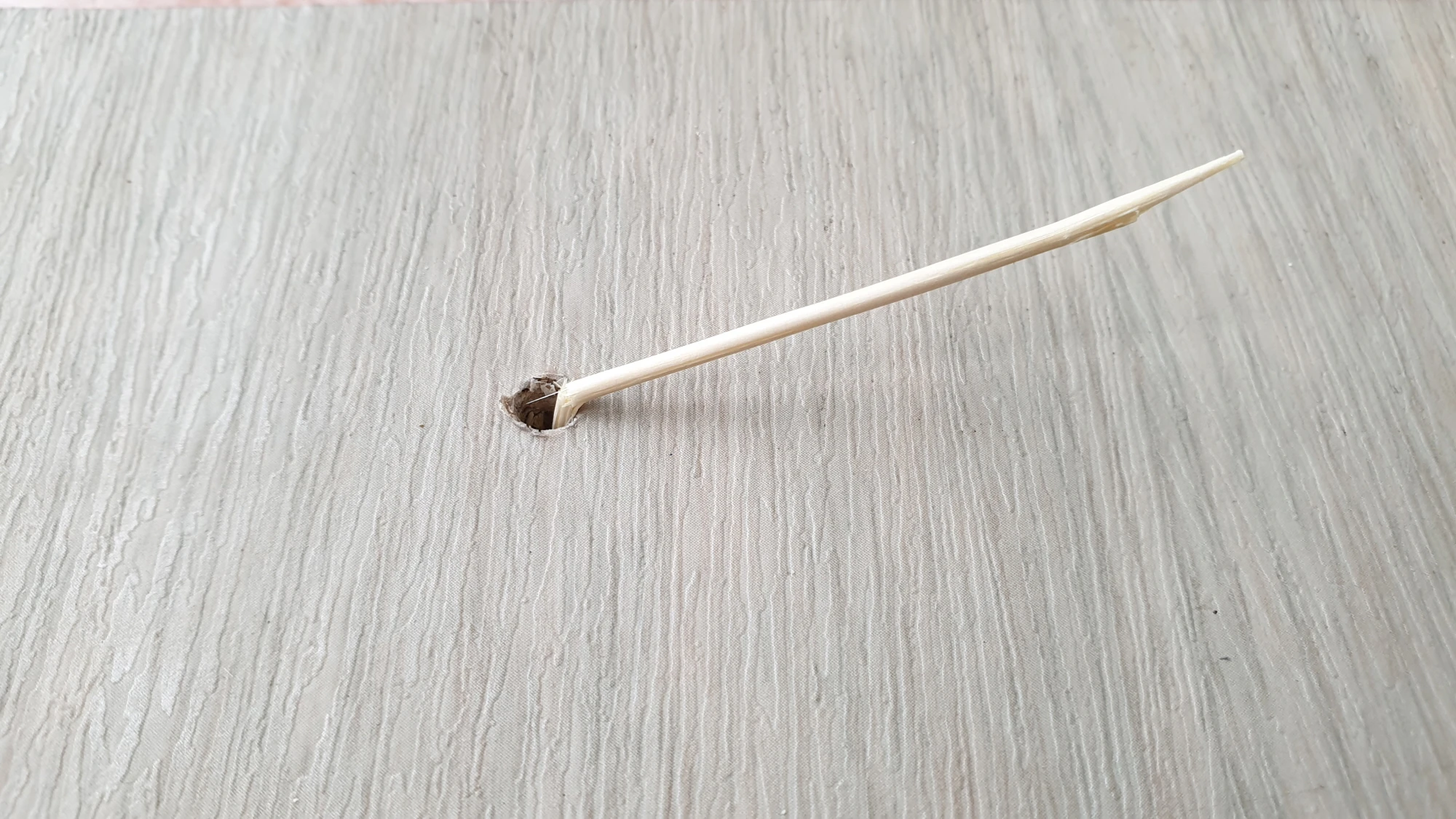 이쑤시개 끼운 모습