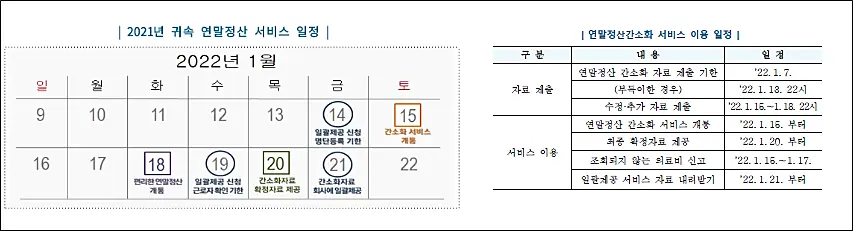 연말정산-서비스