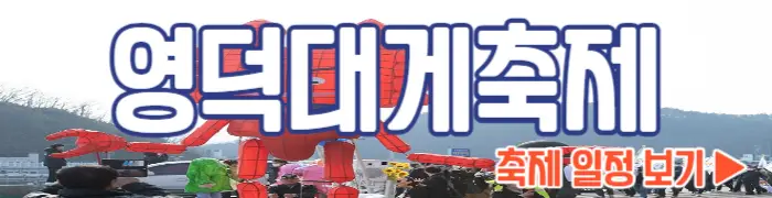 영덕대게축제 일정