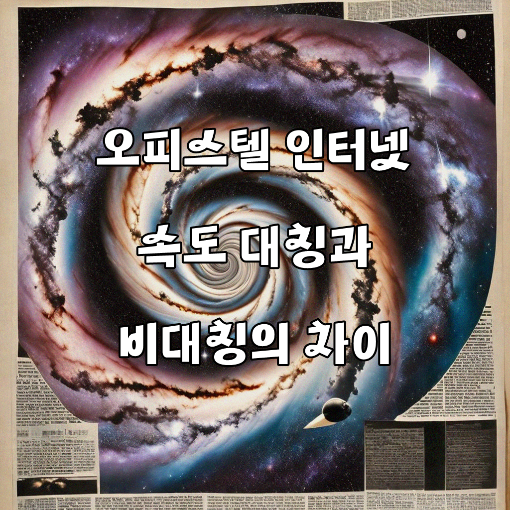 오피스텔 인터넷 대칭 비대칭, 무엇을 써야 할까?