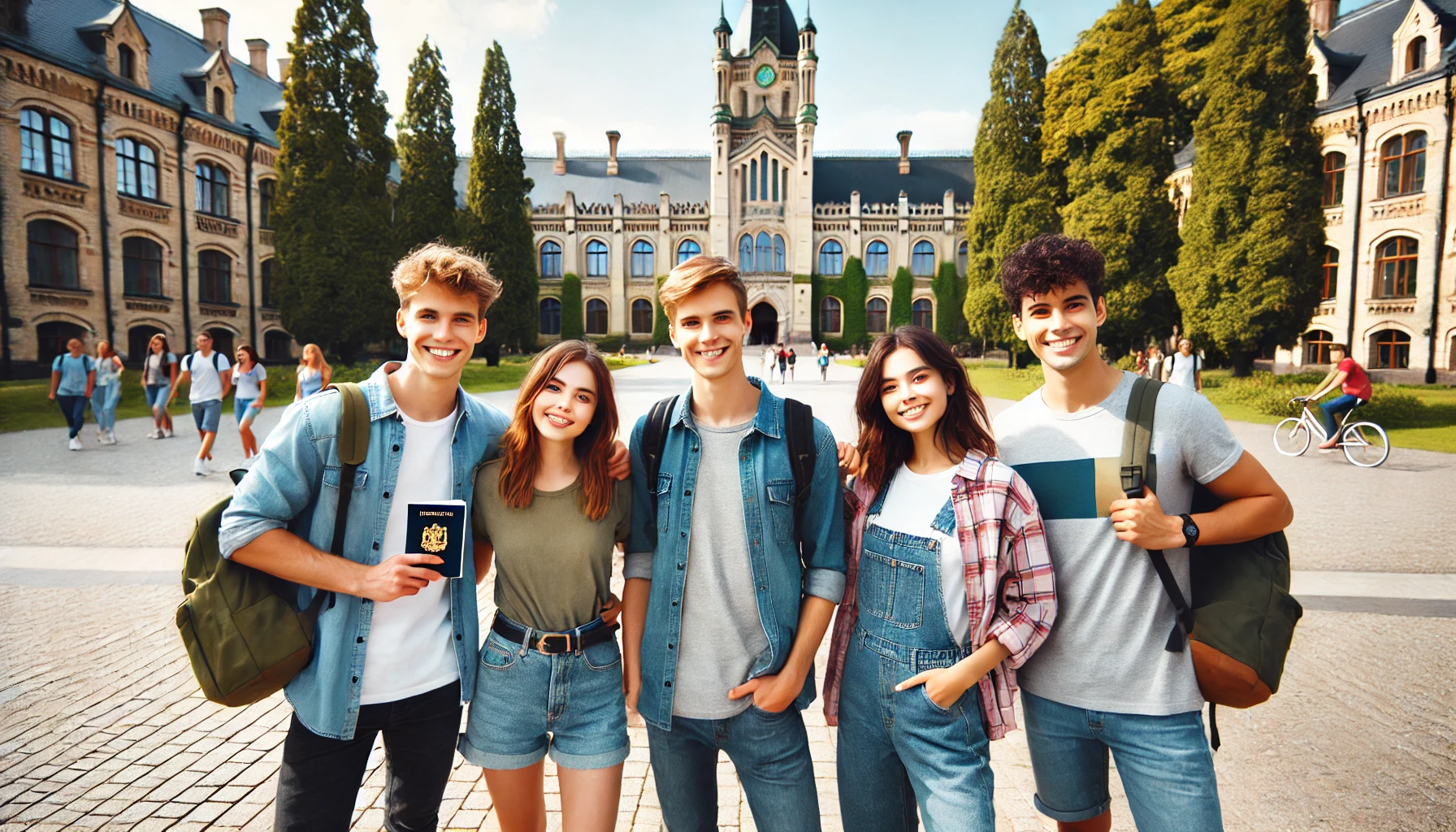 교환 학생 사진