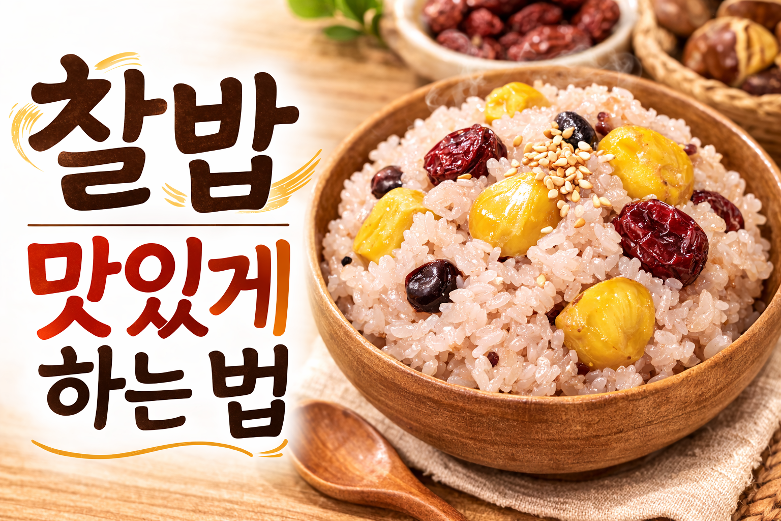 찰밥 맛있는 하는 법