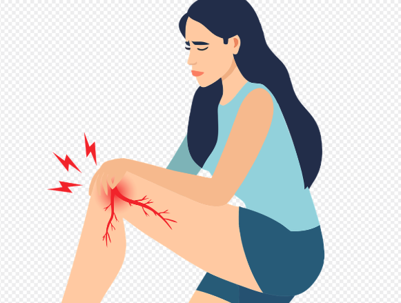 무릎에서 열이 나는 증상