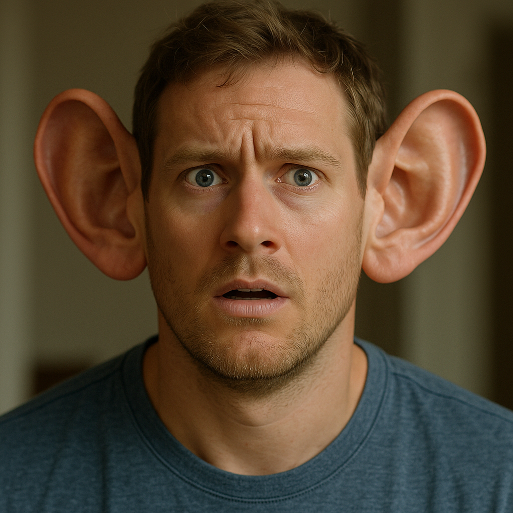 귀가 커진 사람을 보는 꿈