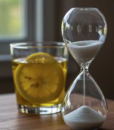 섭취 후 30분 정도 기다리기