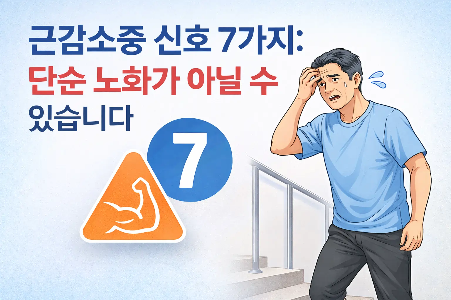 근감소증 신호 7가지 단순 노화가 아닐 수 있습니다