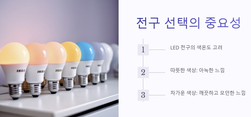 전구 선택의 중요성 ppt이미지