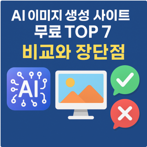 AI 이미지 생성 사이트 무료 TOP 7 - 비교와 장단점