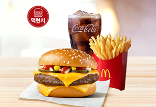 쿼터파운더-치즈-세트