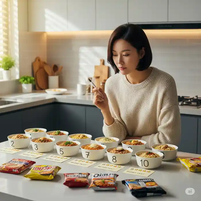 국산 라면 10종 블라인드 테스트 결과