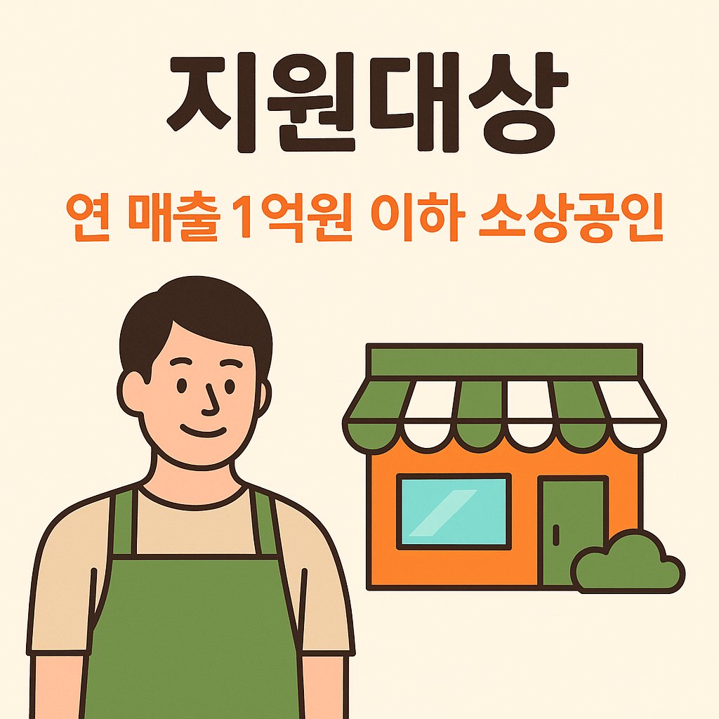 정읍 추석 안정지원금 50만원 지원대상 소상공인