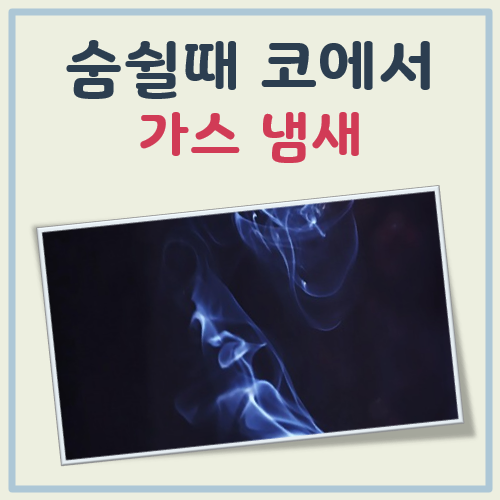 숨쉴때 코에서 가스 냄새 대표 이미지