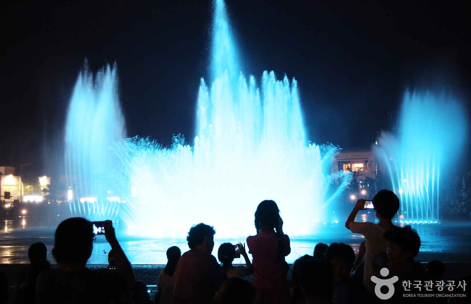 부산 다대포해수욕장 분수쇼