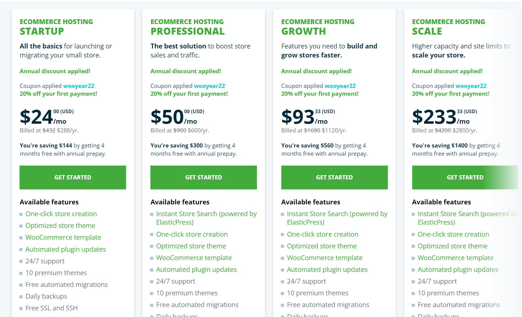 엔터프라이즈 해외 호스팅 WP Engine WP eCommerce 호스팅 4개월 무료 제공