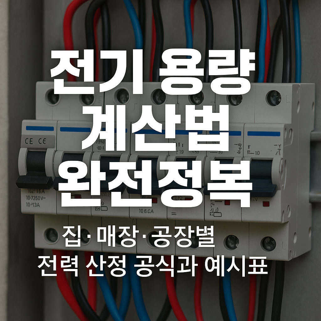 전력 산정 공식